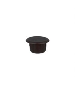 Copriforo in plastica - diam 5 mm - nero - 20 pz