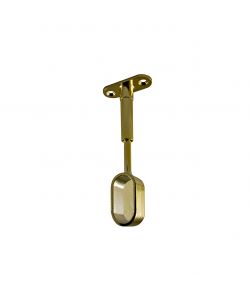 Supporti ciechi per tubo ovale - ottonato - 2 pz