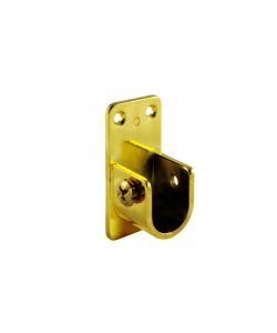 Coppia di Supporti Ottonati per Tubi ovali 30X5