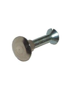 Masidef Viti per Mobili in Ferro con Borchia in Ottone - M4x25 - 4 Pz
