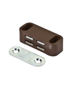 Chiusure magnetiche con viti marroni forza 4k 2pz