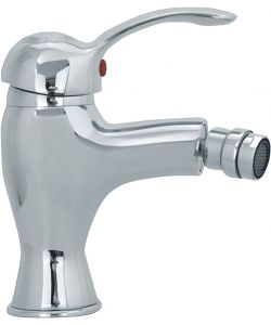 AQUAE Rubinetto Bagno Bidet Deria Cromato Ottone 1 Maniglia Flessibili
