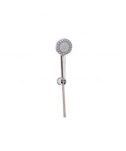 Set vasca con doccino diam. 10 cm, flessibile 150 cm e attacco al muro.