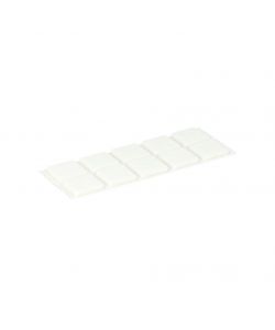 Feltrini adesivi quadrati bianchi 25x25 8 pezzi