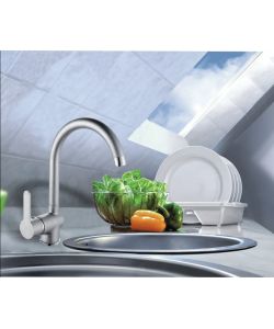 Rubinetto Bagno Anika Cromato per Lavabo con Piletta Pop Up