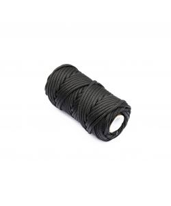 Treccia per veneziana in polipropilene Diam. 3 mm. nero 20 mt.
