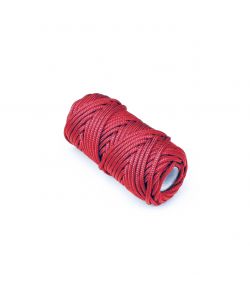 Treccia per veneziana in polipropilene Diam. 3 mm. rosso 20 mt.