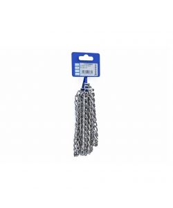 Catena ritorta pretagliata Diam. 2,5 mm. in acciaio nichelato 2,5 mt.