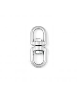 Girella occhio - occhio 8 mm. in acciaio Inox A4 - AISI 316