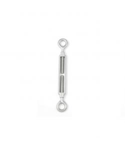 Tenditore a 2 occhi M10 mm. in acciaio zincato