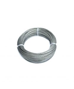 Fune in acciaio Inox 49 fili Diam. 4 mm. 25 mt.