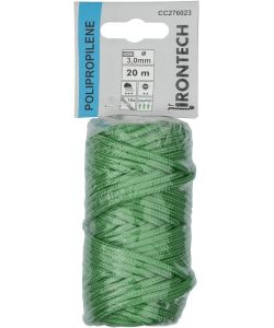 Masidef Treccia Veneziana HT Polipropilene Verde 3 mm 20 metri 16 kg