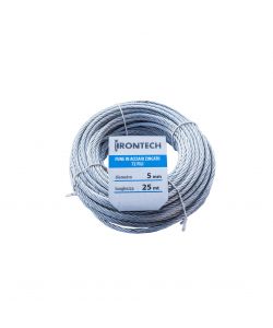 Masidef Fune in Acciaio Zincato Argento - D.5 mm x L 25 m