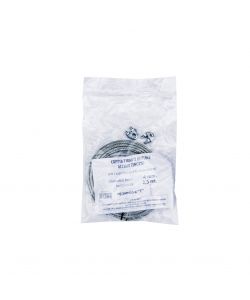 Masidef Kit Porte Basculanti - Fune 4mm con Gancio a T e 2 Morsetti