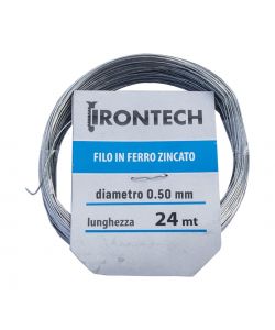 Masidef Filo Metallico - Zincato - 0,50 mm 24 mt