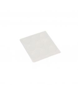 Paracolpi adesivi tondi trasparenti Diam. 18 mm. - spessore 1 mm. - 9 pz.