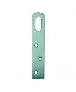 Attaccaglie Piastra Dritta Acciaio Zincato 100 mm 4 Pezzi