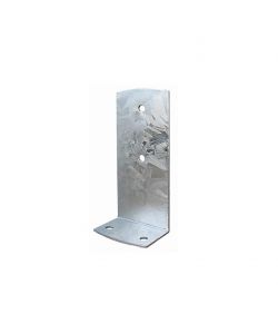 Supporto pesante ad 'L' da avvitare 90 x 225 spessore 4 mm.