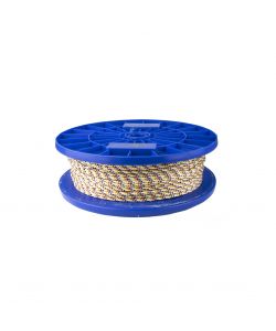 Masidef Treccia Polipropilene 3 mm Nero-Rosso-Giallo 250 mt Fai-da-te