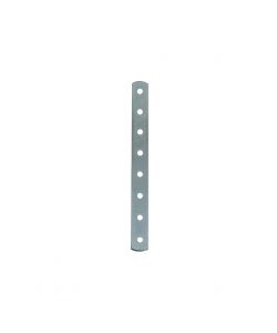 Piastrina dritta forata 200 x 20 spessore 4 mm.
