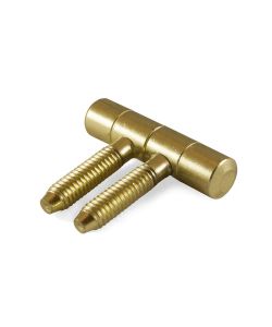 Cerniere per infissi Anuba in ferro ottonato 2pz diam 14 mm