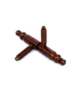 Cerniere per infissi Anuba in stile in ferro bronzato 2pz diam 9 mm