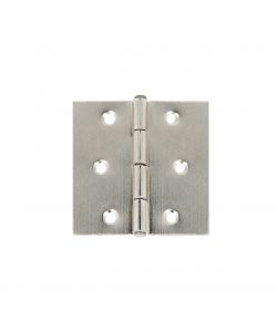 Cerniere quadre con spina fissa in ferro 50x50mm