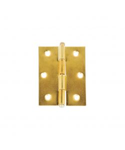 Cerniere con spina a levare in ferro ottonato 30x30 mm
