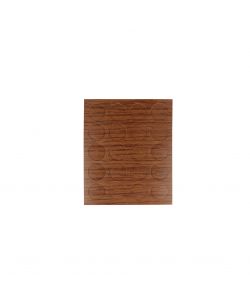 Coprivite adesivi 13 mm. colore noce 20 pz.