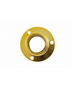 Supporti laterali per tubo tondo 20 mm. in zama ottonata 2 pz.