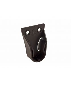 Supporti laterali per tubo tondo diam 20 mm in plastica marrone 2 pz