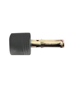 Fermaporta in gomma Nero mm.25