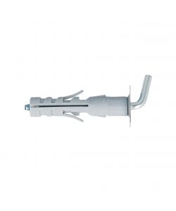 Tasselli in nylon Diam. 12 x 57 prolungati con gancio corto 4 pz.