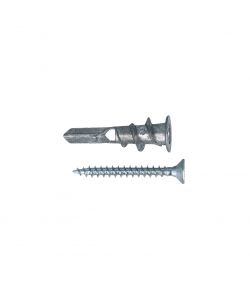 Tasselli in zama autoforanti 6 x 37 mm per pareti vuote, con vite TPS 4,5 x 40 - 12 pz.