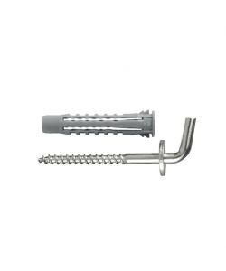 Tasselli universali a 4 settori Diam. 6 x 30 con gancio corto a vite 25 pz.