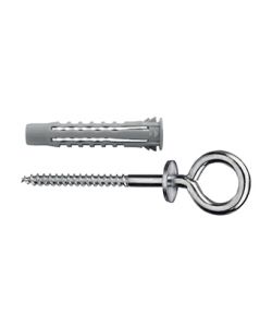 Tasselli universali a 4 settori Diam. 6 x 30 con occhiolo chiuso 25 pz.