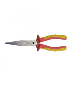 Pinza isolata VDE 1000V becchi semitondi dritti 200 mm