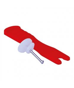 Masidef Gancio per Quadri Nylon con Chiodo 50 Pz PVC Zincato 1 kg