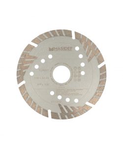 Disco da taglio 115X2,7mm turbo diamantato scanalato professionale