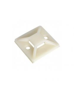 Basette adesive nylon 6.6 - 20 x 20 neutre