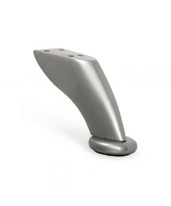 Piede Fisso DESIGN Moderno in Acciaio Cromato H. 92 mm.