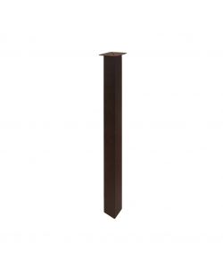 Gamba Quadra 50 x 50 - H. 710 mm. Nero