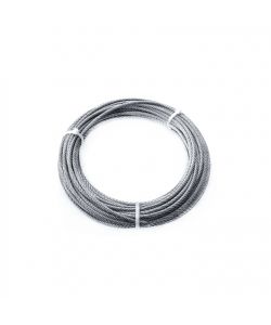Masidef Fune zincata acciaio nudo 1,5 mm x 10 m grigio multiuso
