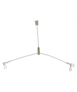 Kit Pendinatura Doppio A Soffitto Ball Cable 2 Mt.