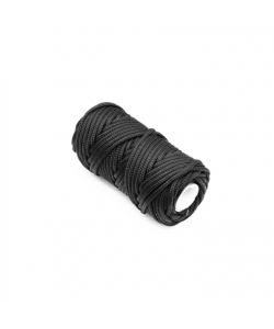 STANDERS Corda polipropilene 3 mm nera 50 m per campeggio resistente