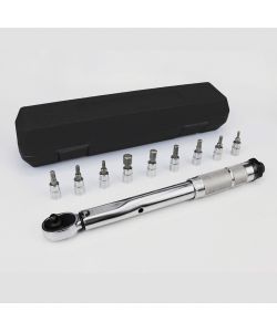 Chiave dinamometrica da 1/4' - serraggio 5-25 NM - 10PZ