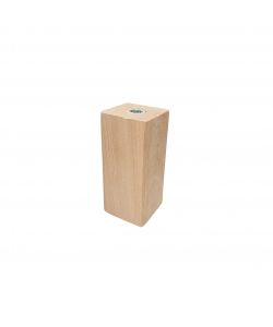 Piede Quadrato Legno Grezzo 44x44 mm Altezza 100 mm Fissaggio M10