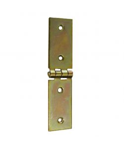 Asetta zincata gialla 120x36 mm spessore 4 mm