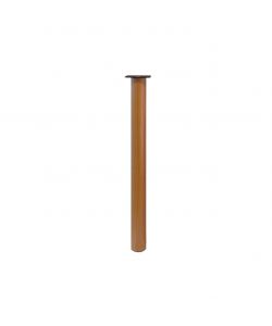 Gamba in legno tonda 62 - H.750 mm. naturale