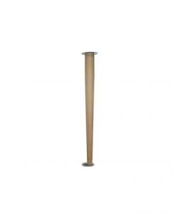 Gamba in legno grezzo conica diametro 750 h mm